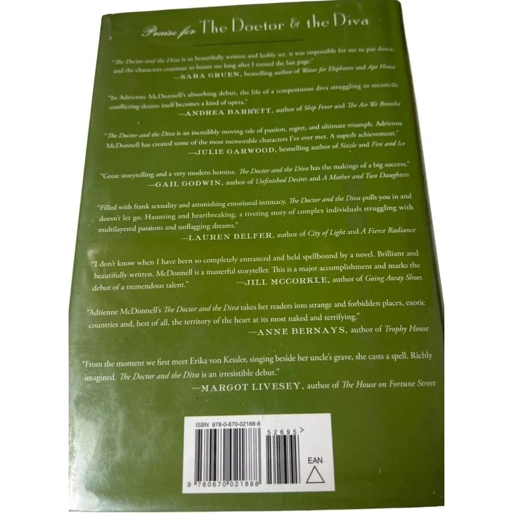 The Doctor & the Diva Novel by Adrienne McDonnell Sku 0055